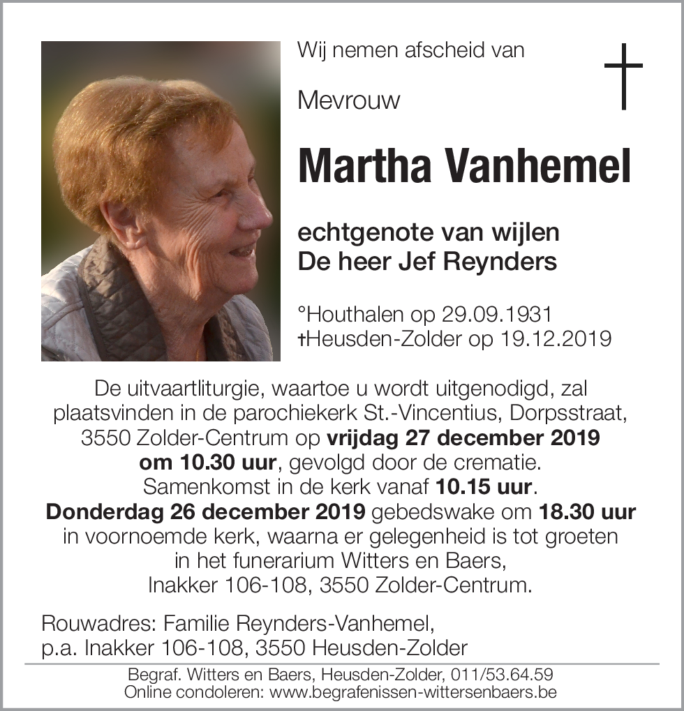 Martha Vanhemel