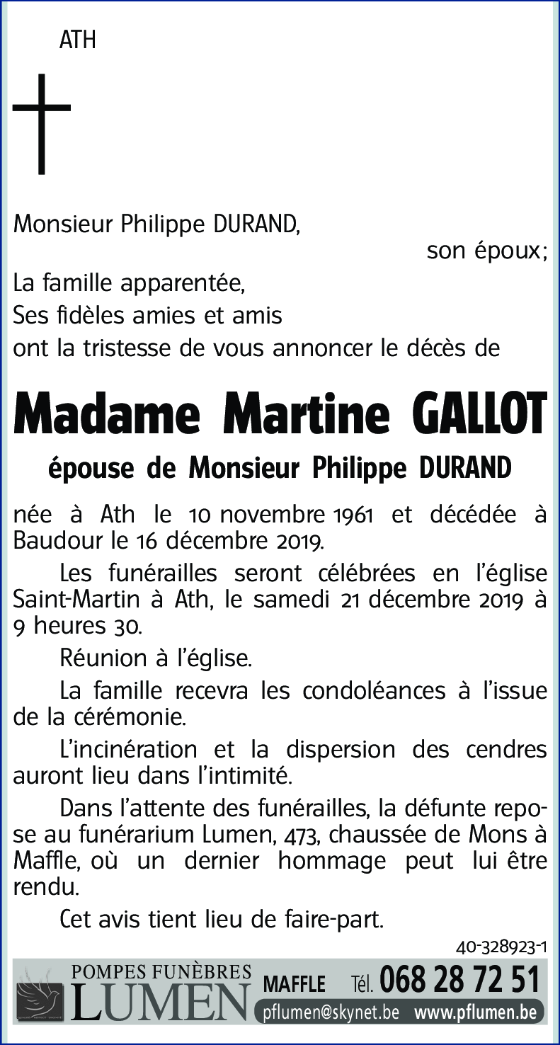 Martine GALLOT