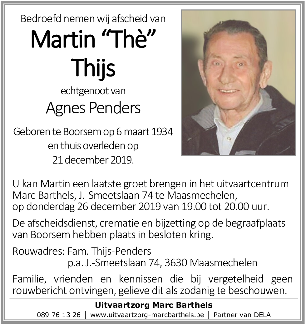 Martinus Thijs