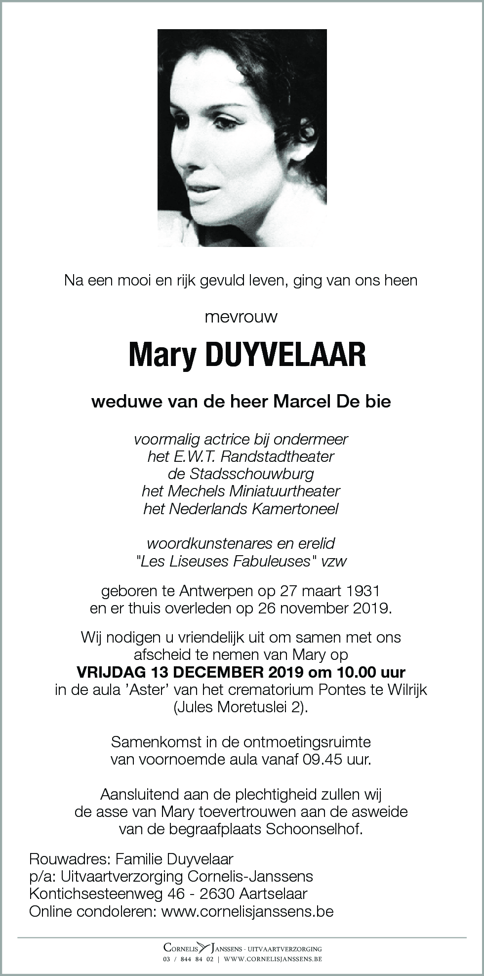Mary Duyvelaar