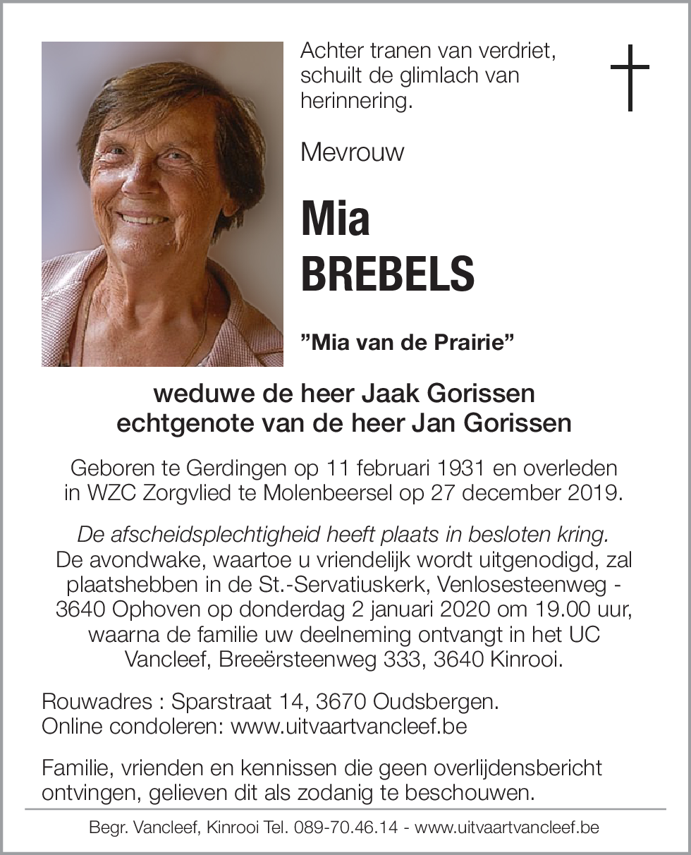 Mia Brebels