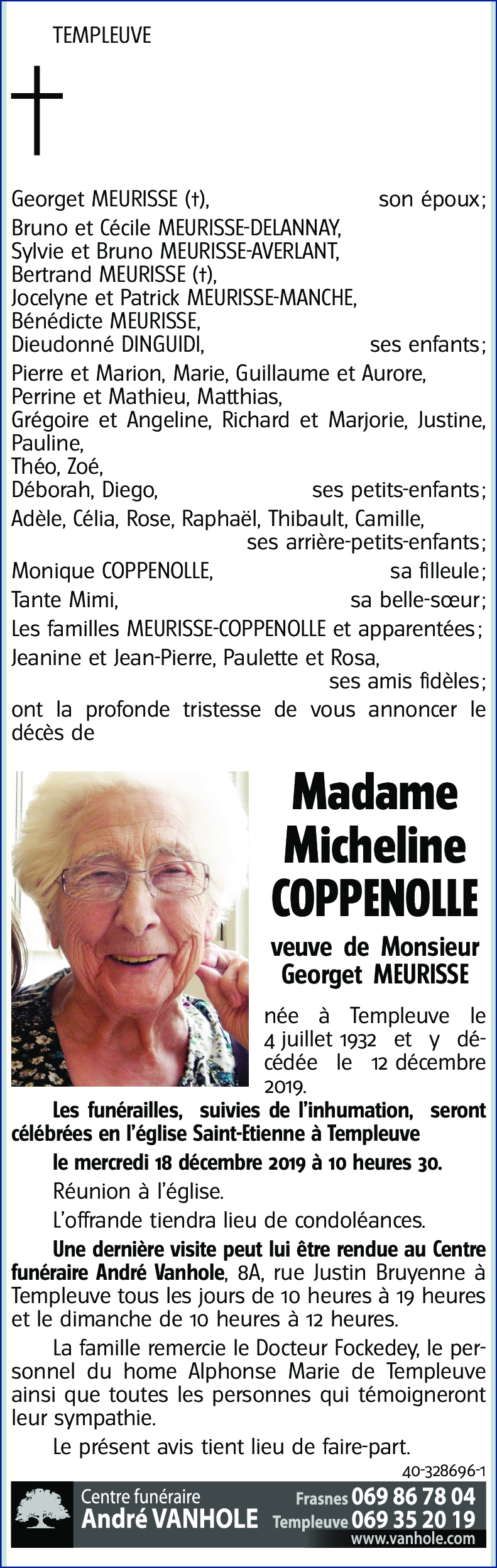 Micheline COPPENOLLE