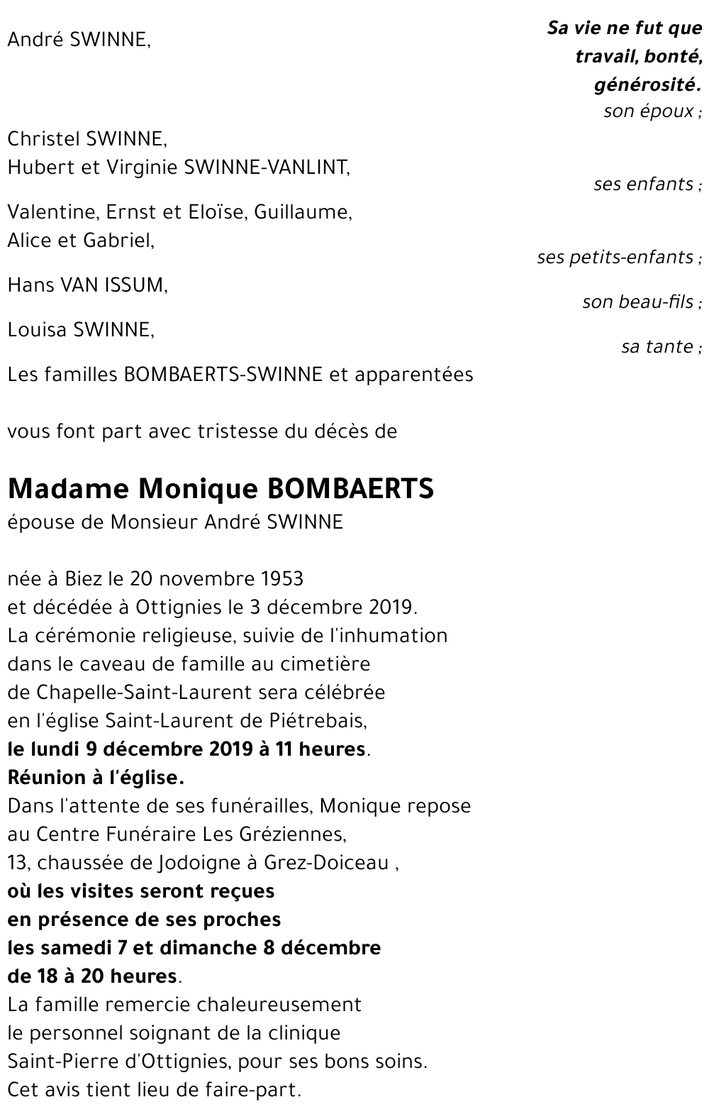 Monique BOMBAERTS