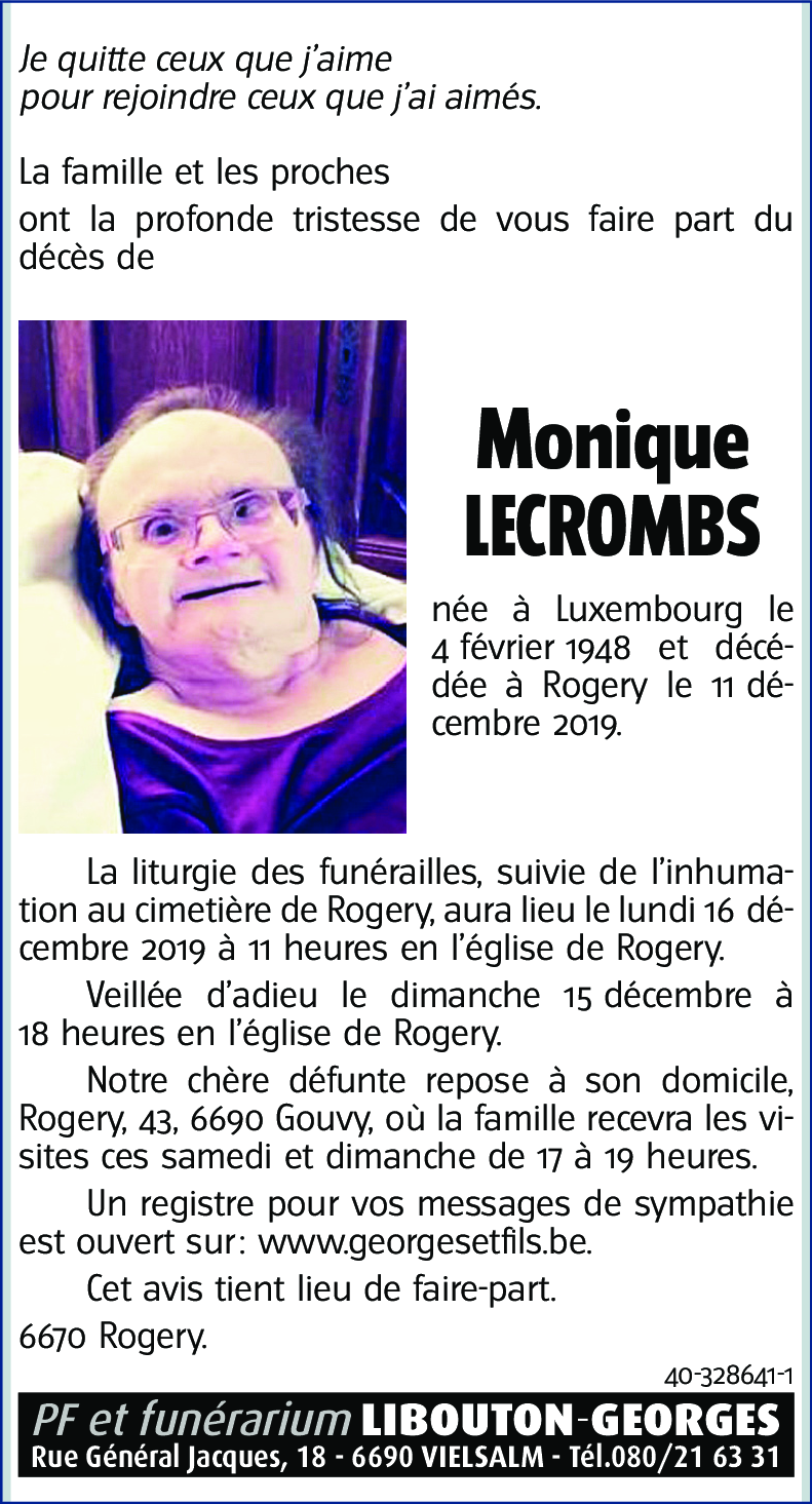 Monique LECROMBS