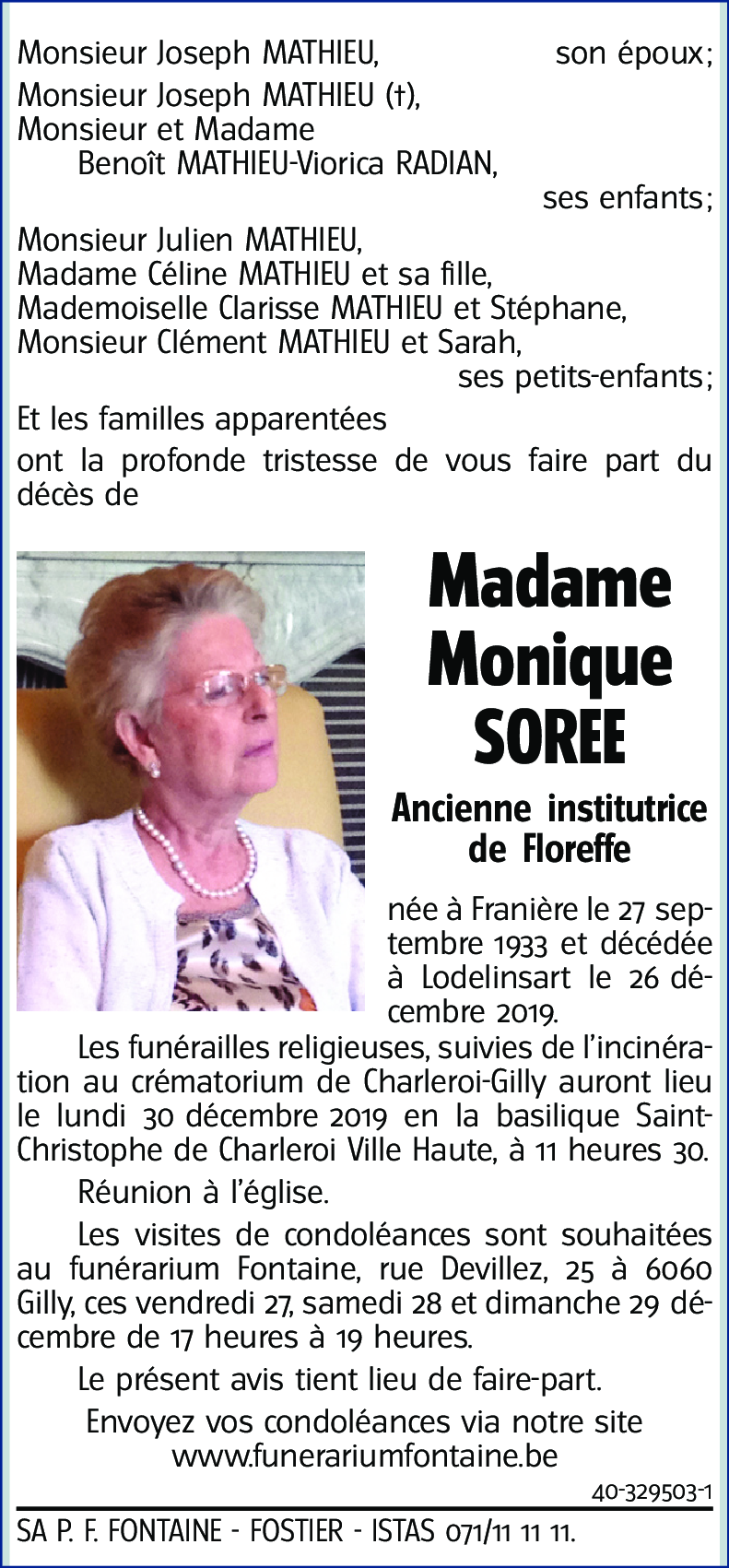 Monique SOREE