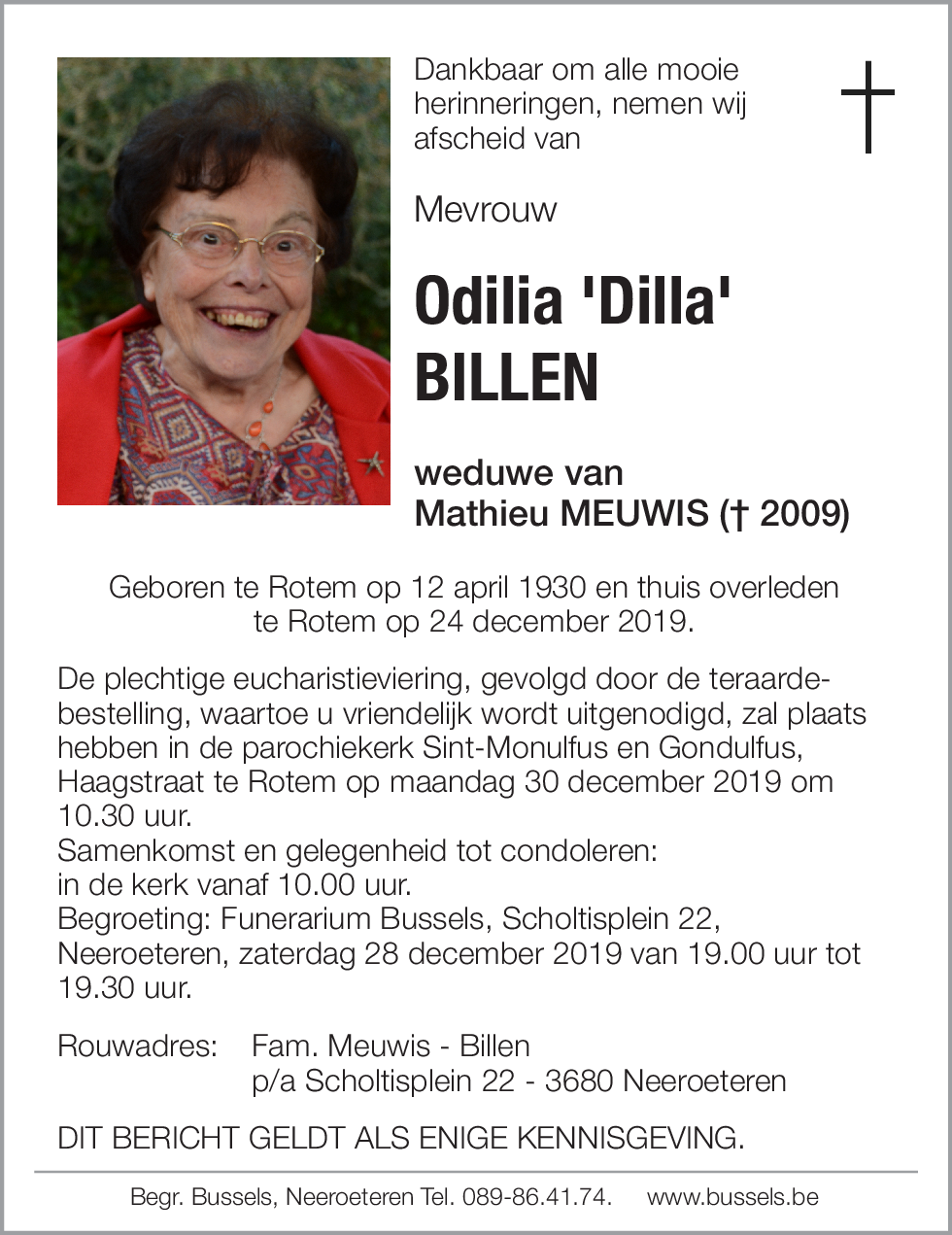 Odilia BILLEN