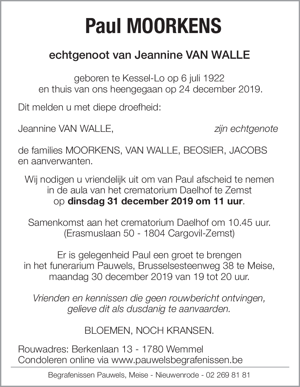 Paul MOORKENS