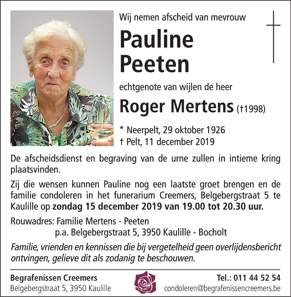Pauline Peeten