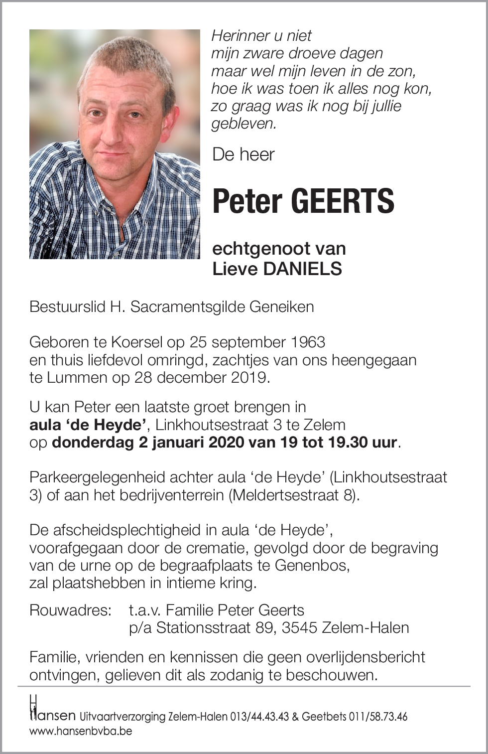 Peter GEERTS