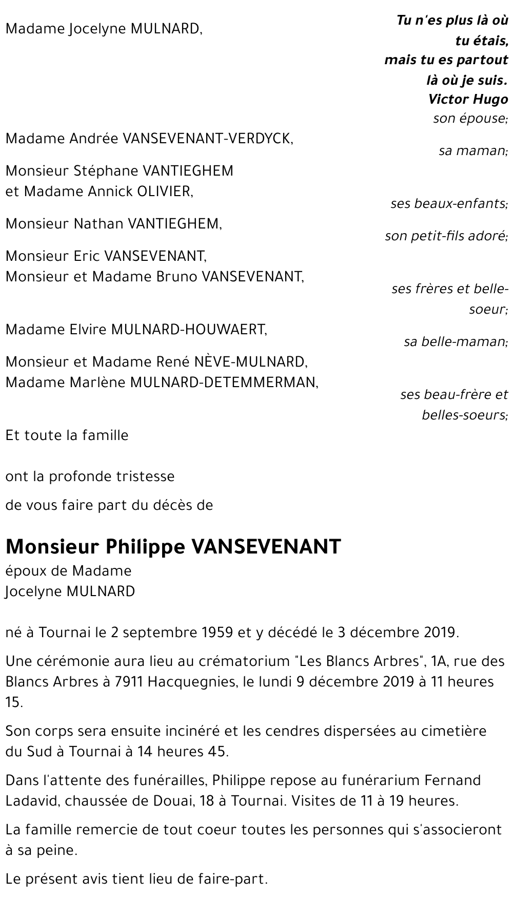 Philippe VANSEVENANT