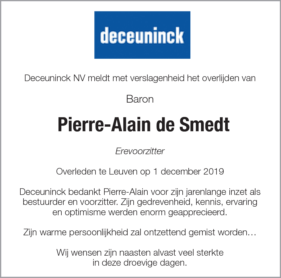 Pierre Alain De Smedt