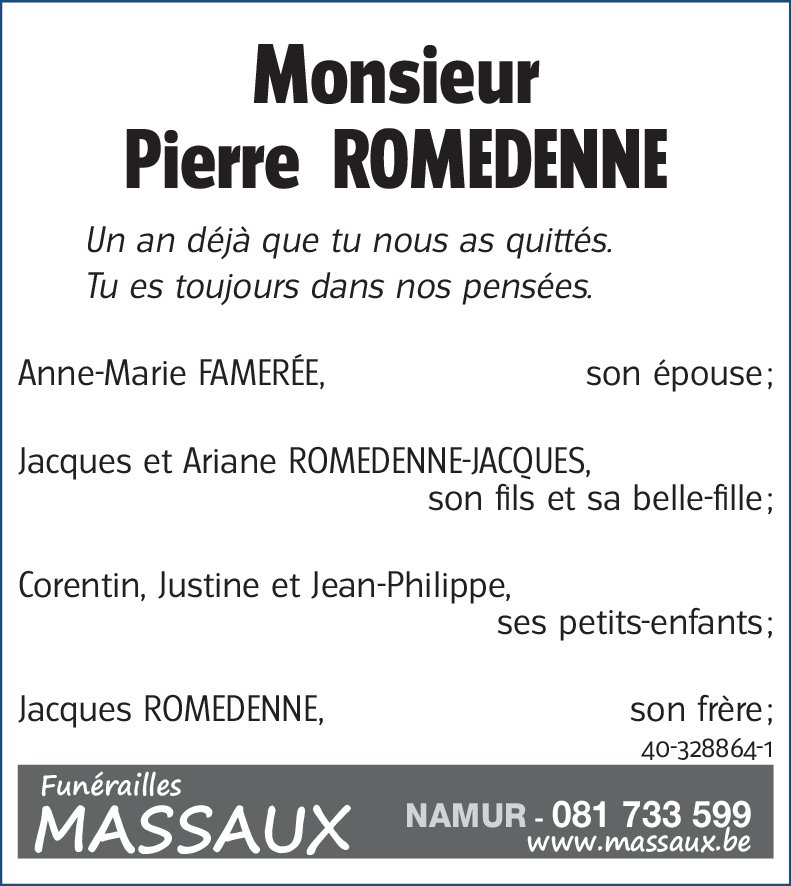 Pierre ROMEDENNE