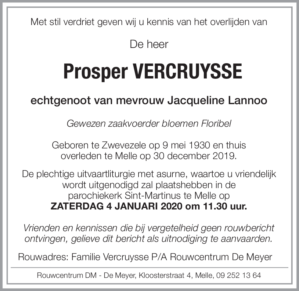 Prosper Vercruysse