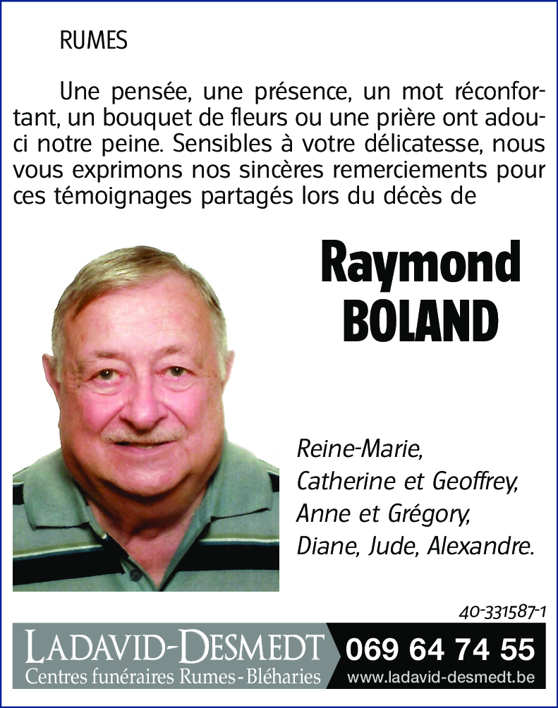 Raymond BOLAND