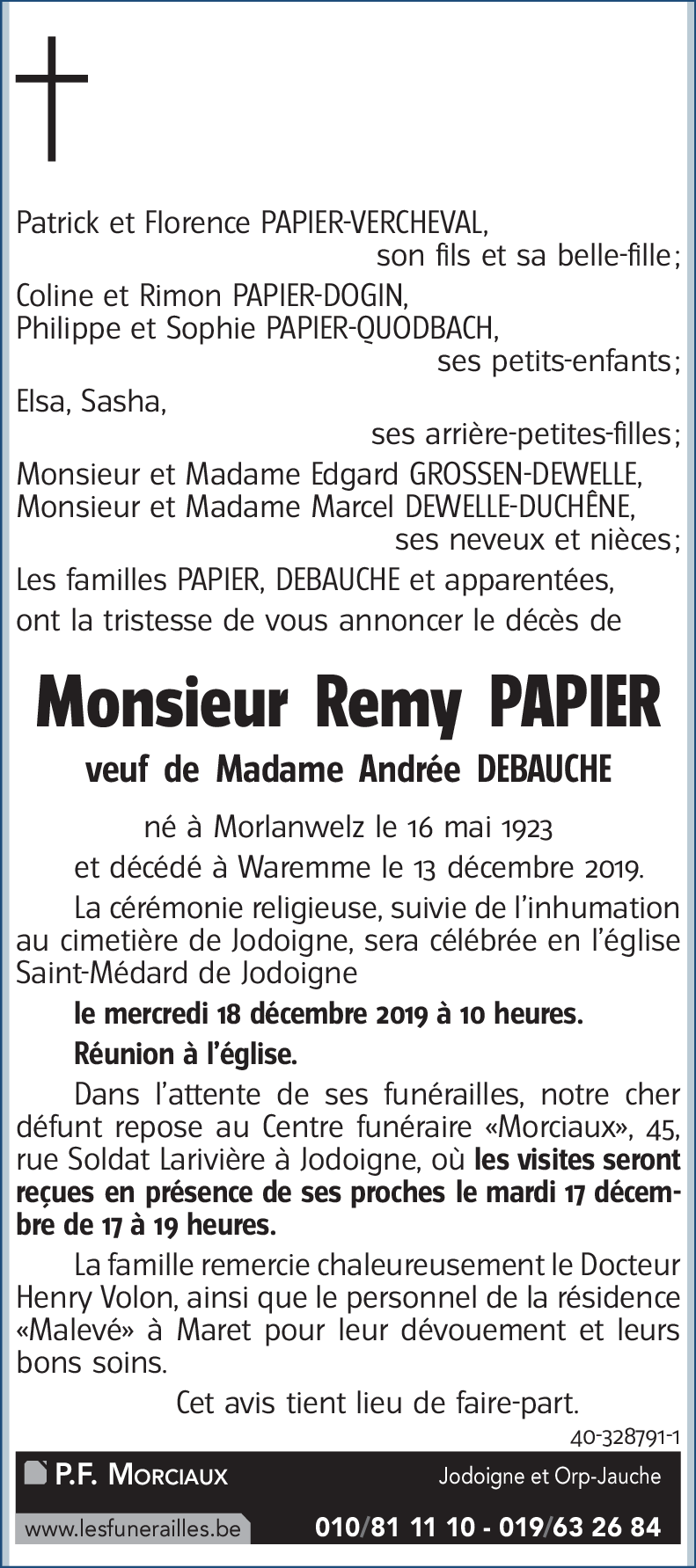 Remy PAPIER