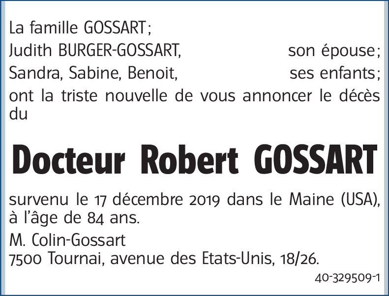 Robert GOSSART