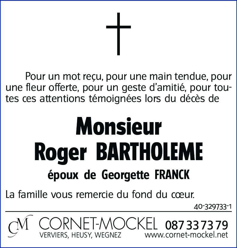 Roger BARTHOLEME