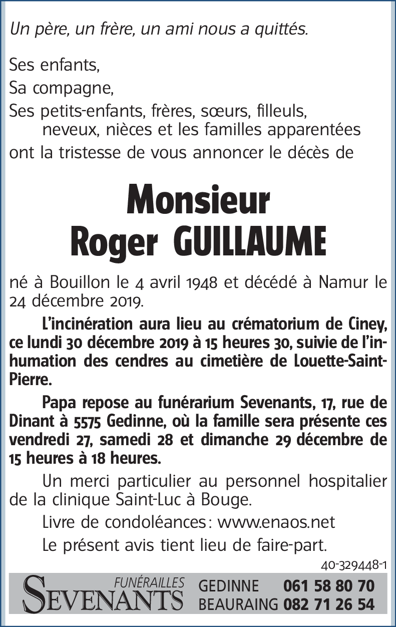 Roger GUILLAUME