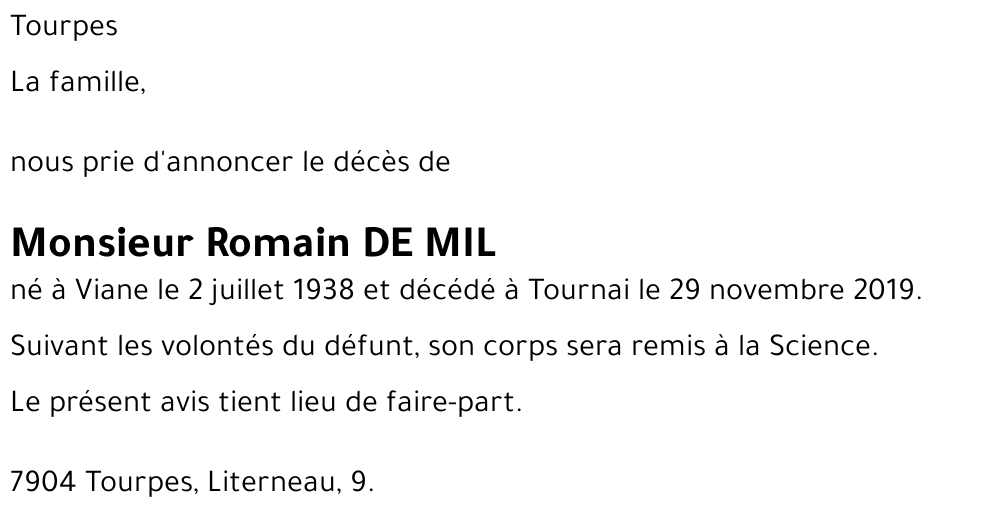 Romain De Mil