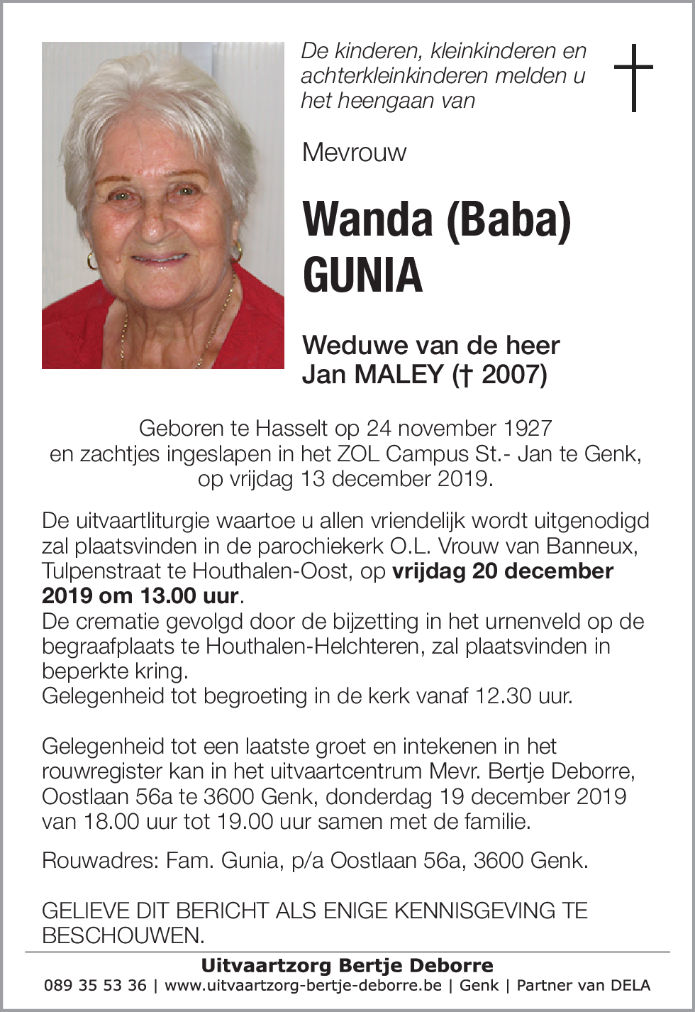 Wanda GUNIA
