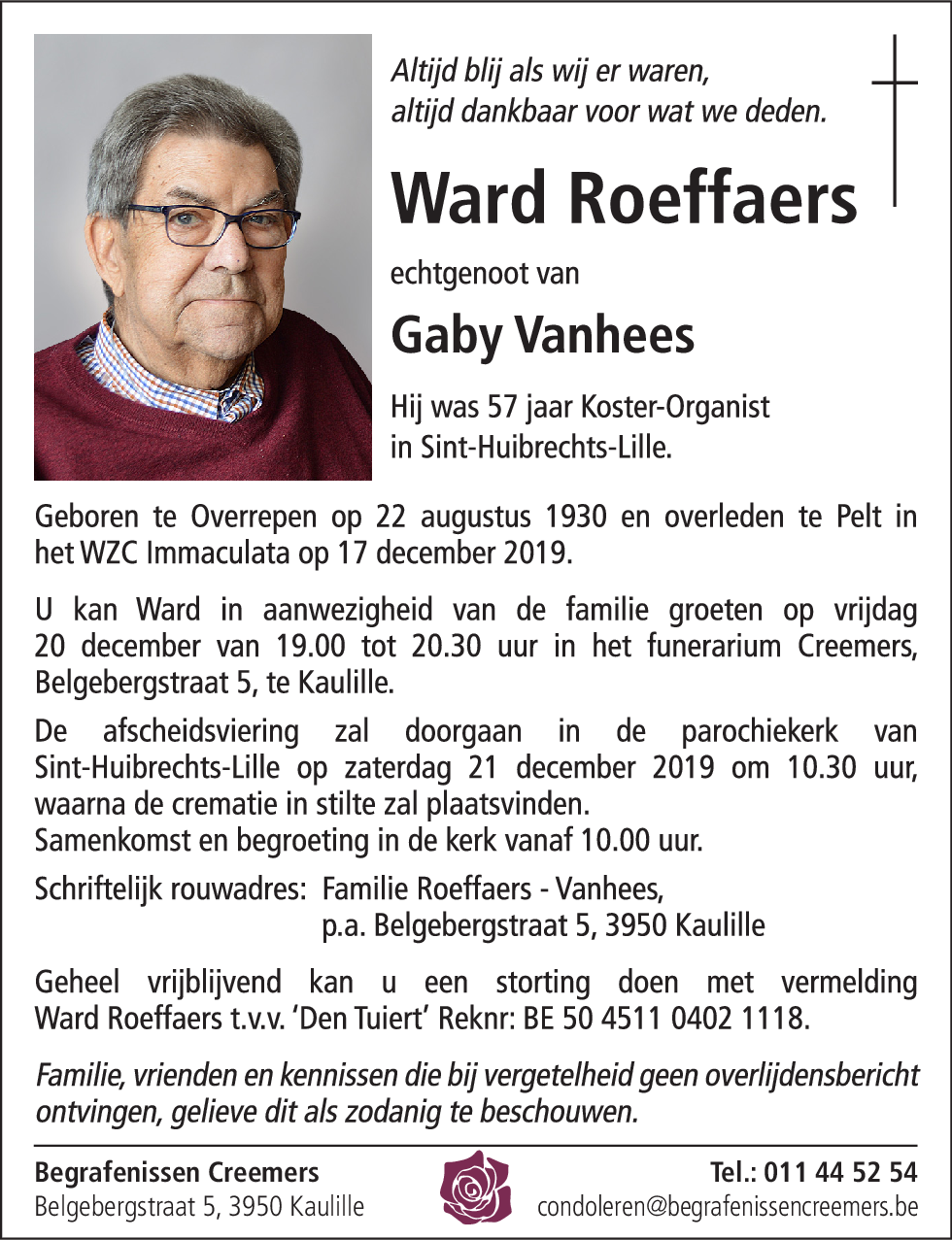 Ward Roeffaers