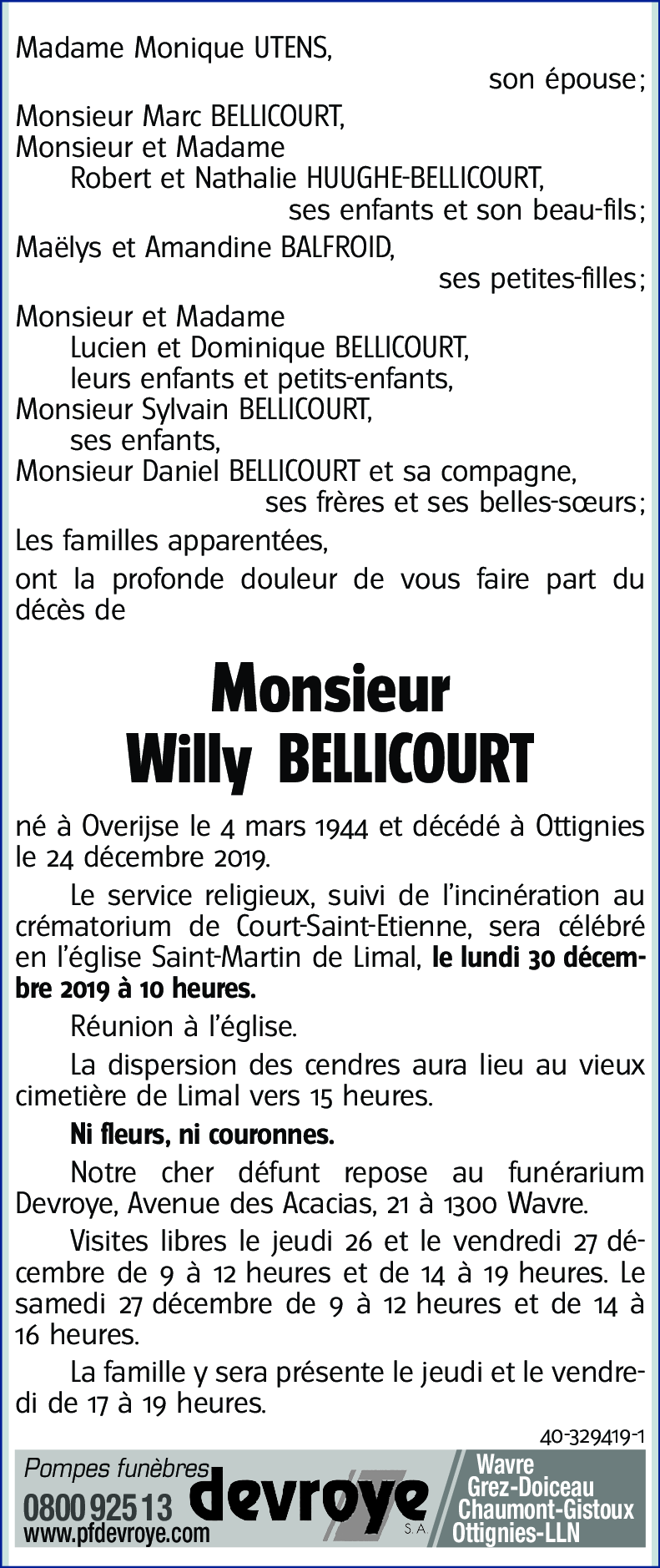 Willy Bellicourt