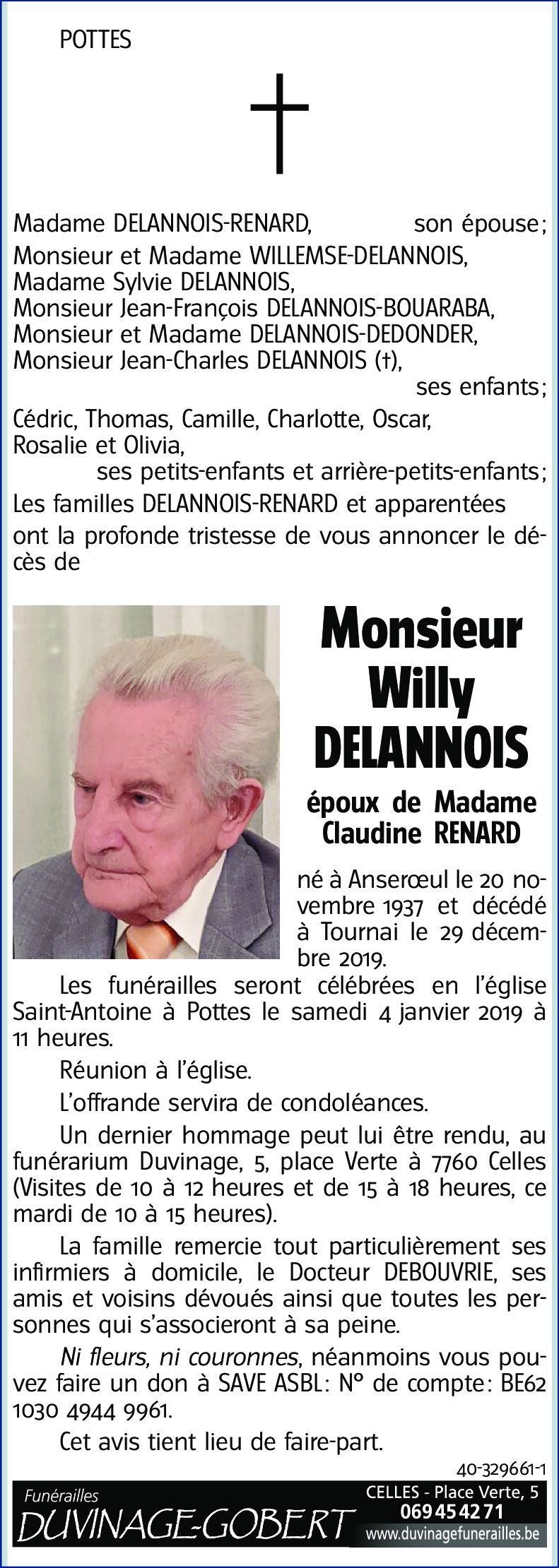 Willy DELANNOIS