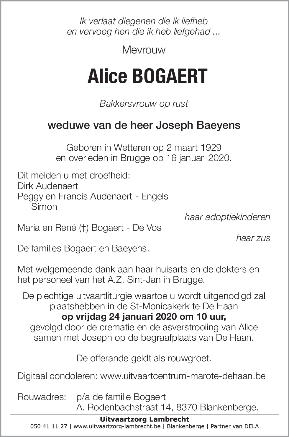 Alice Bogaert
