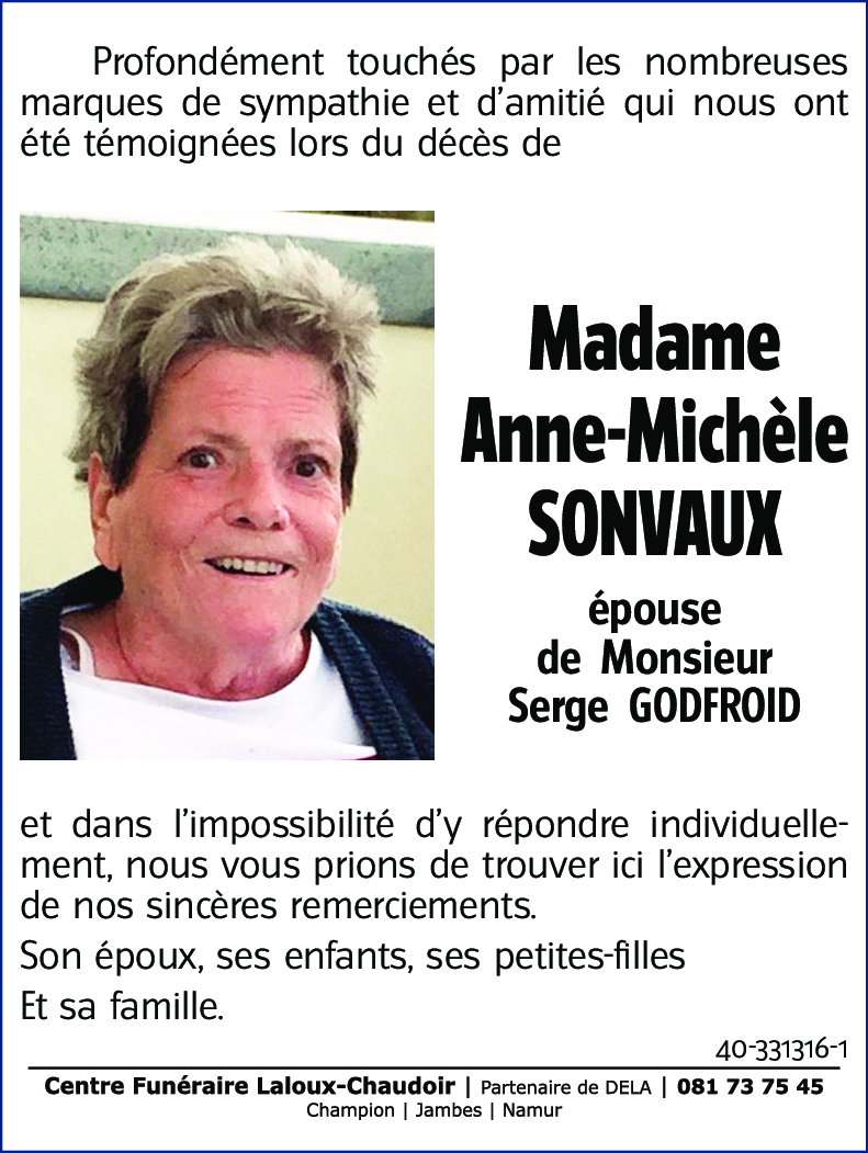 Anne-Michèle SONVAUX