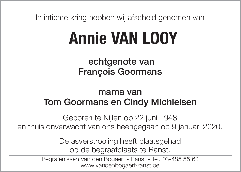 Annie Van Looy