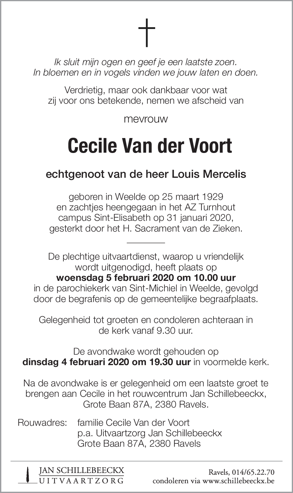 Cecile Van der Voort