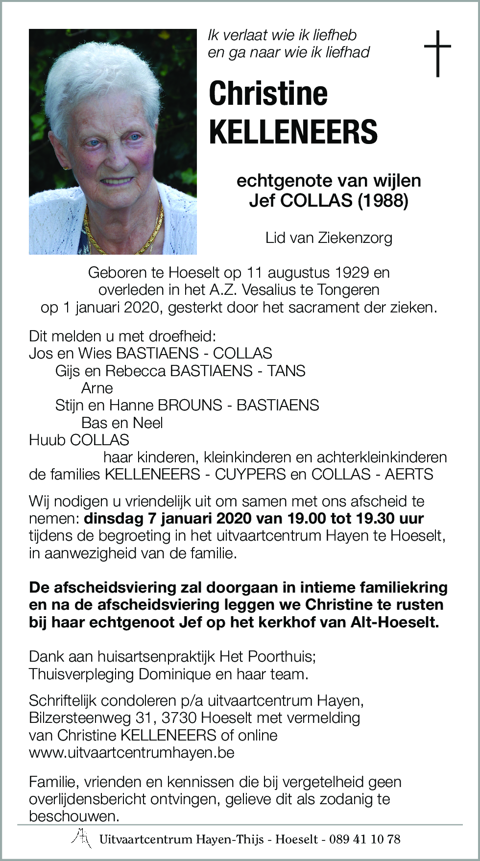 Christine KELLENEERS