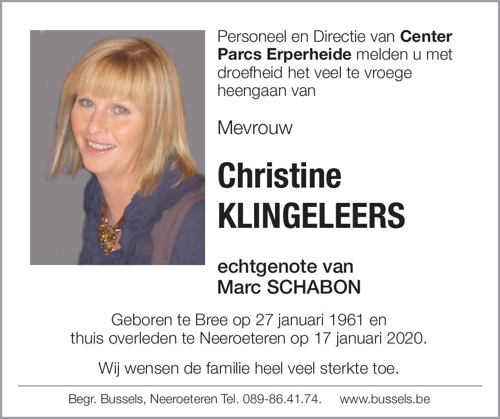 Christine KLINGELEERS
