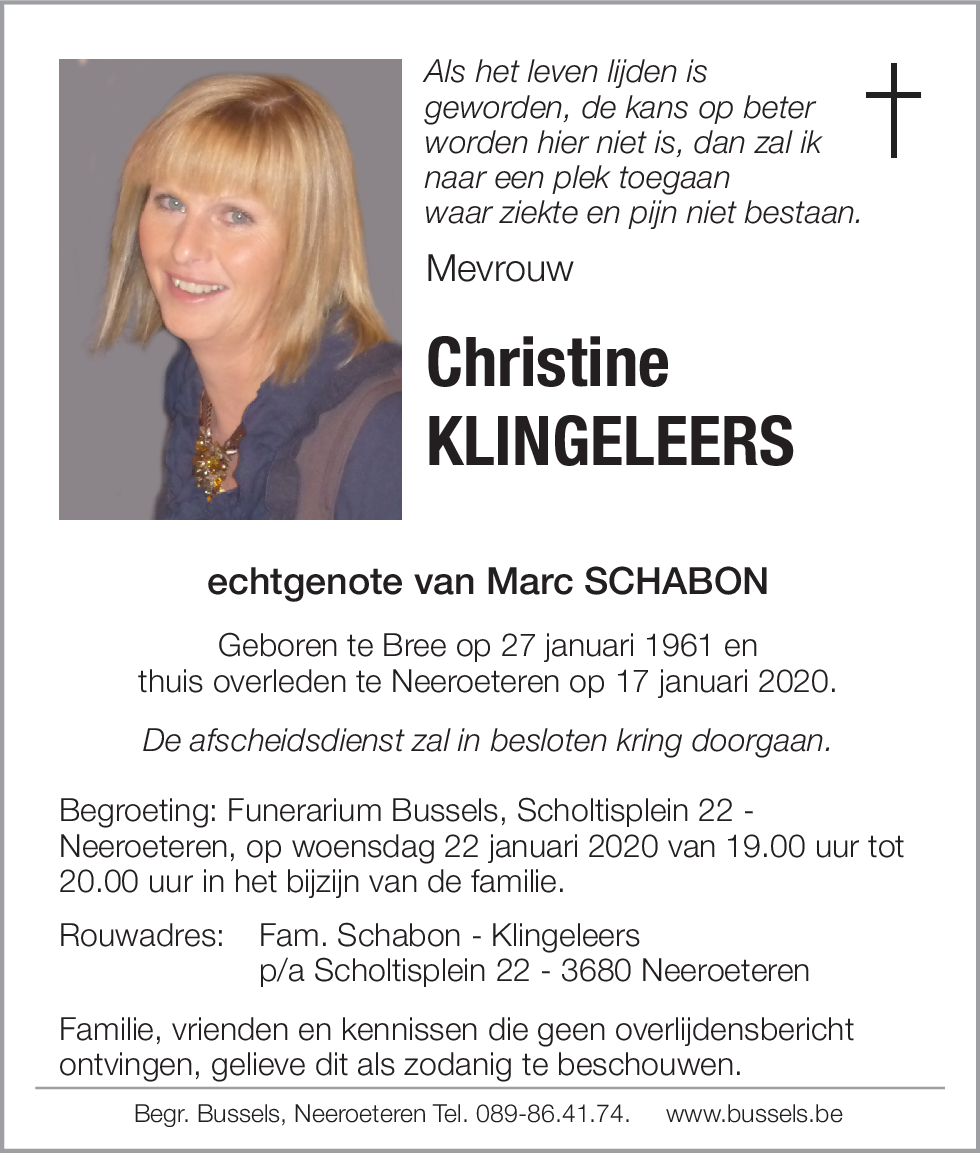 Christine KLINGELEERS