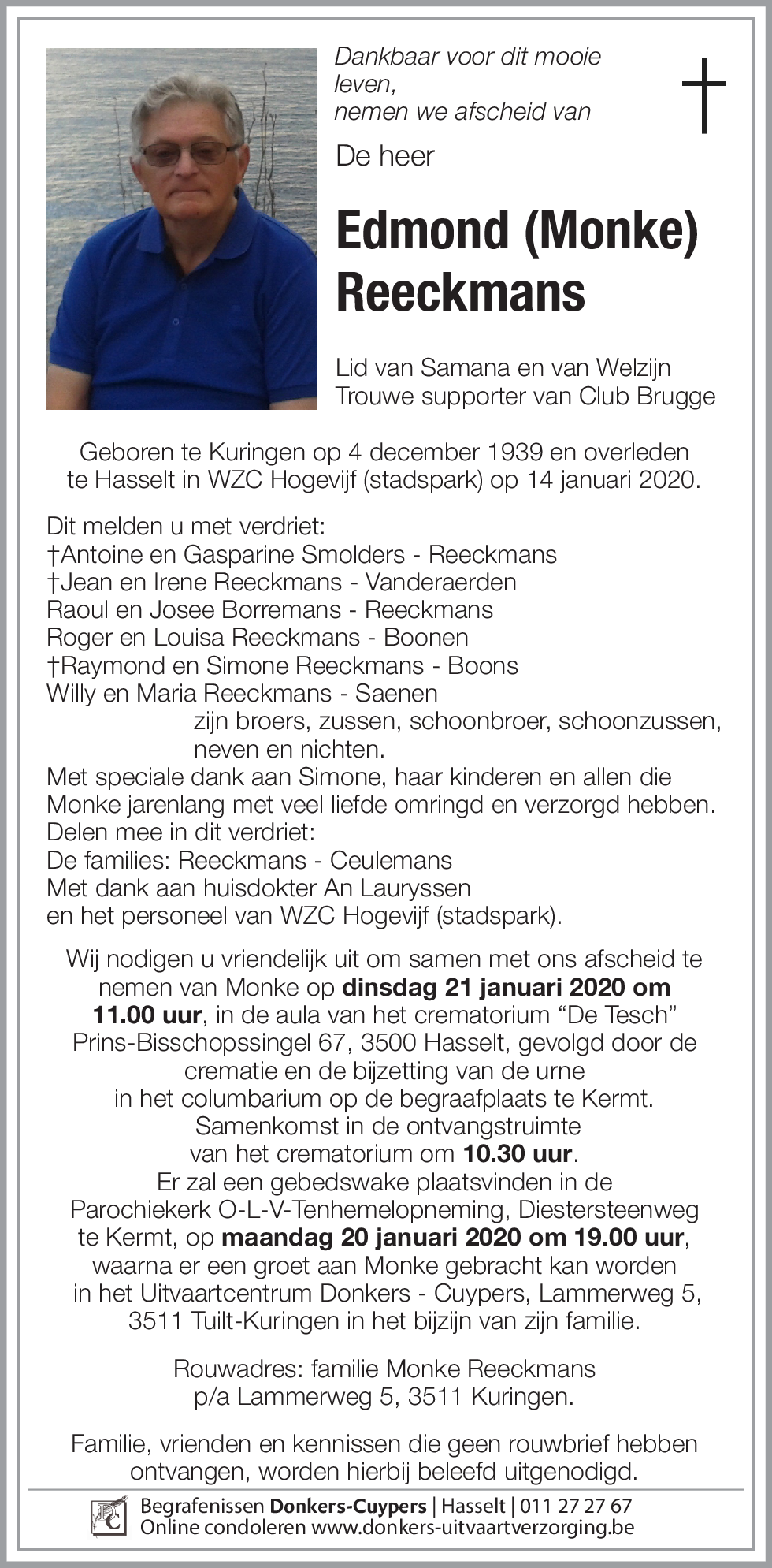 Edmond (Monke) Reeckmans