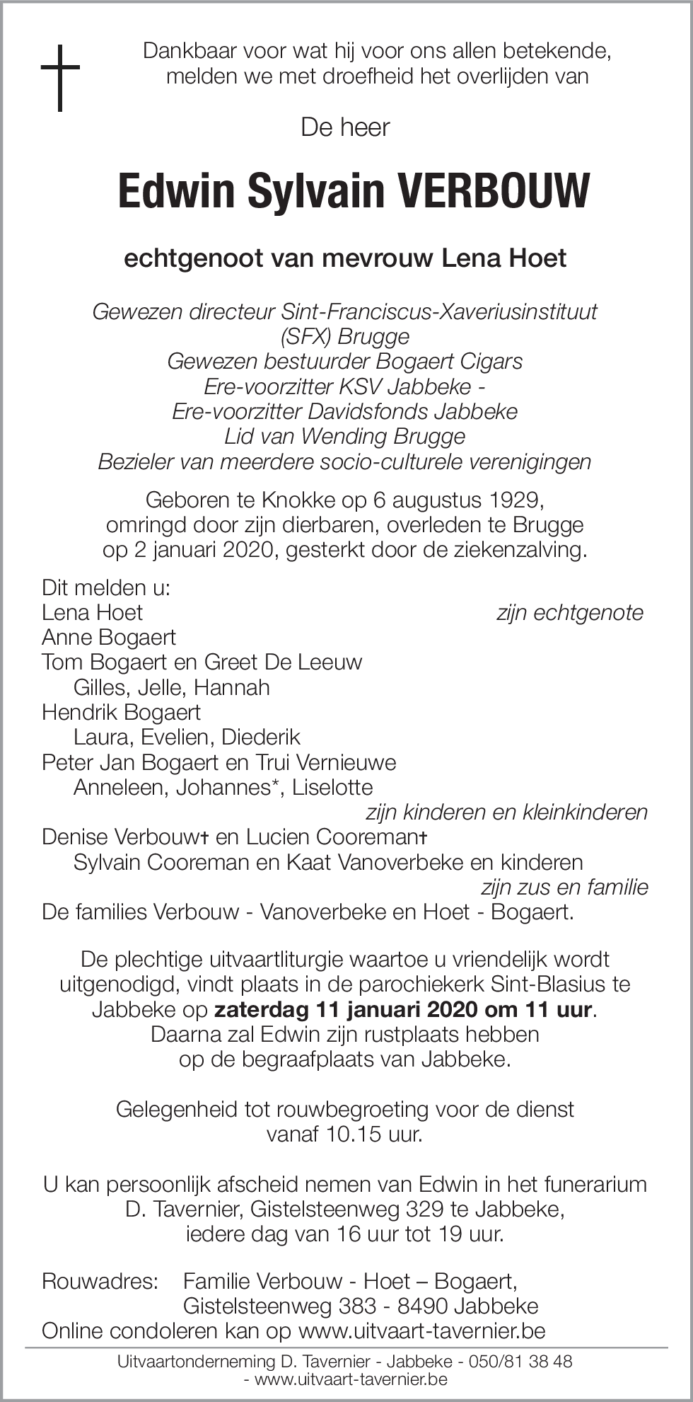 Edwin Sylvain Verbouw