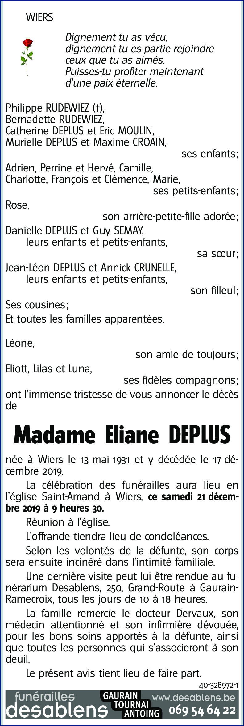 Eliane DEPLUS