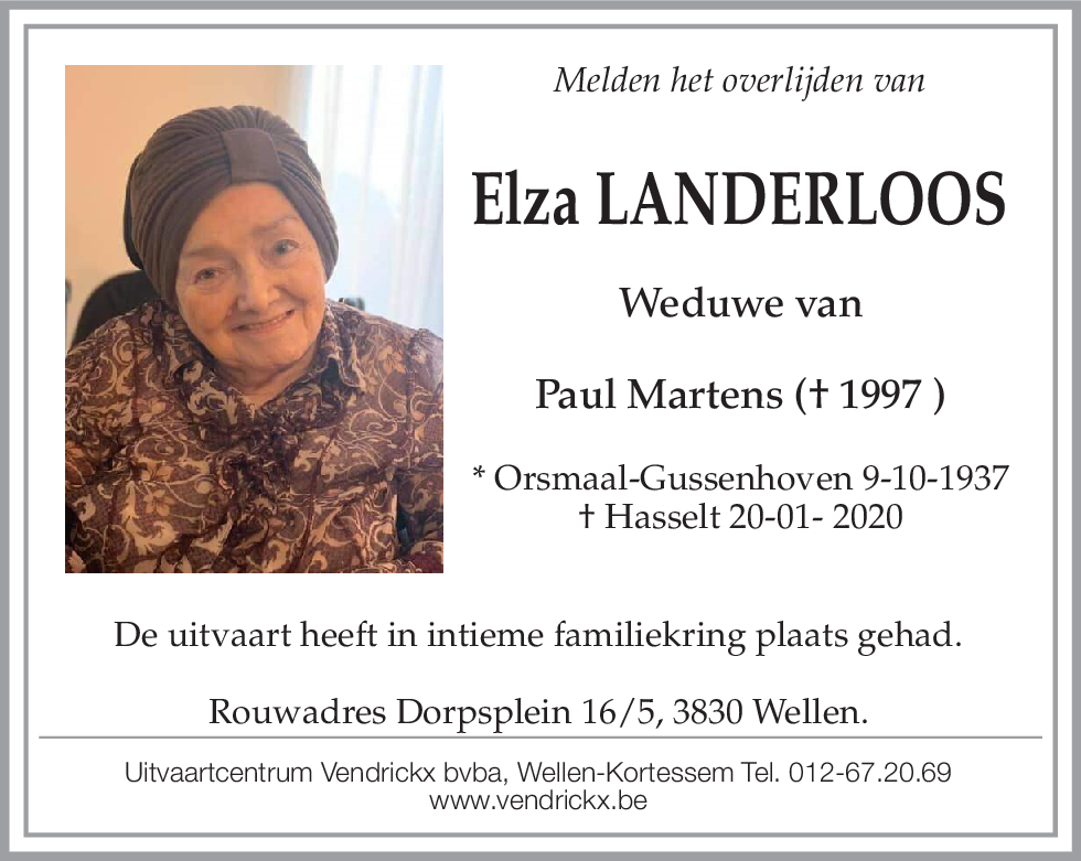 Elza Landerloos