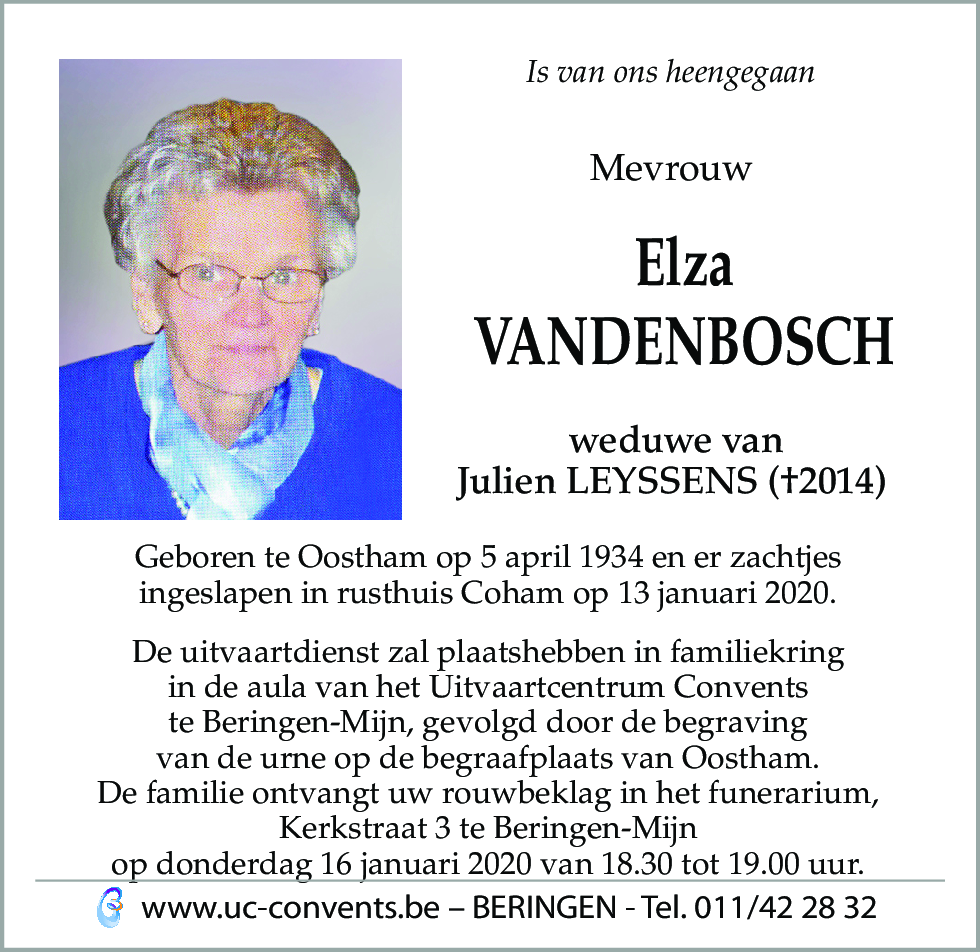 Elza Vandenbosch