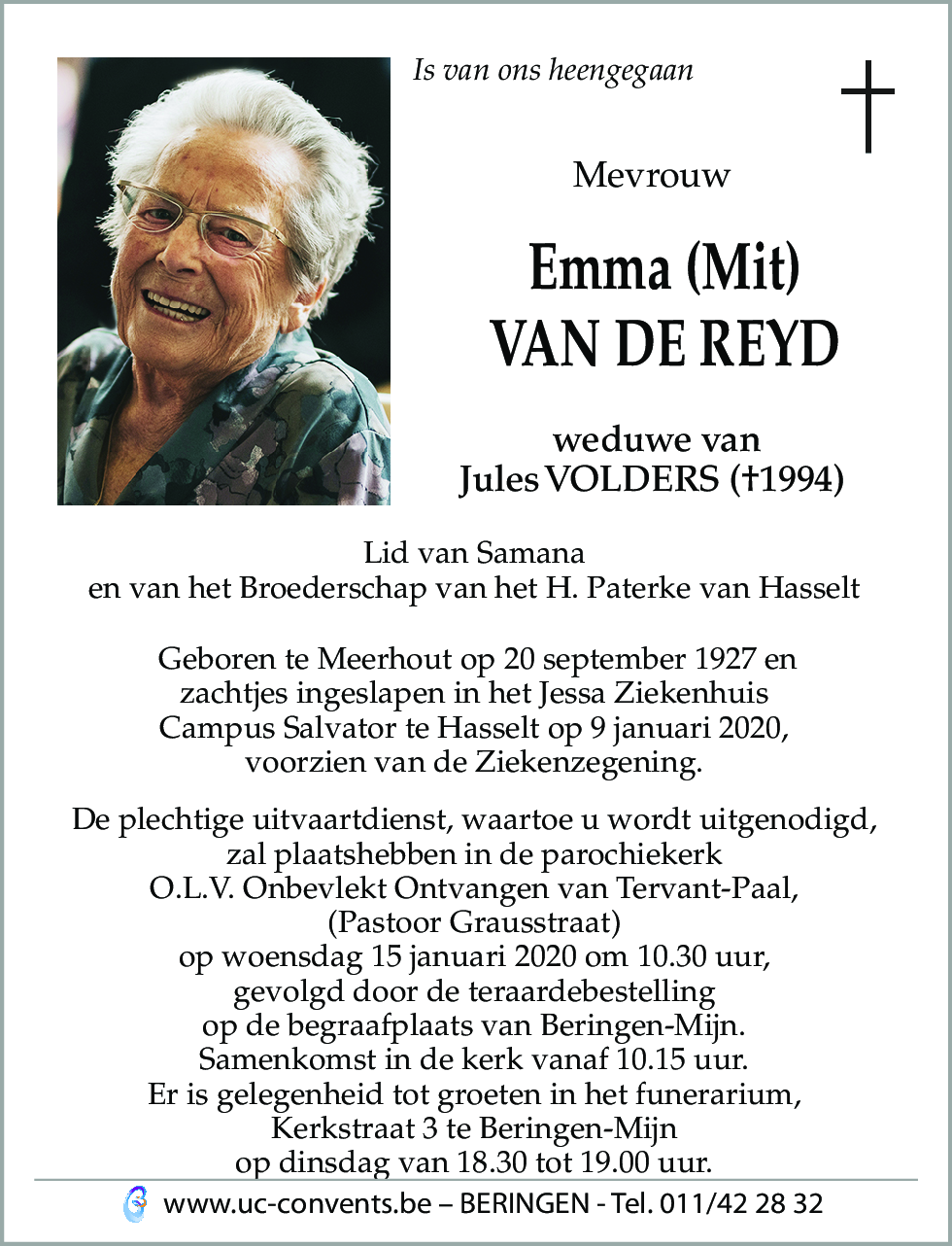 Emma Van de Reyd
