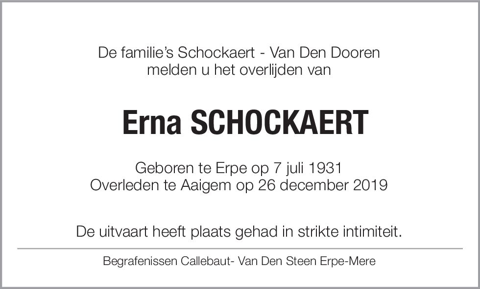 Erna Schockaert