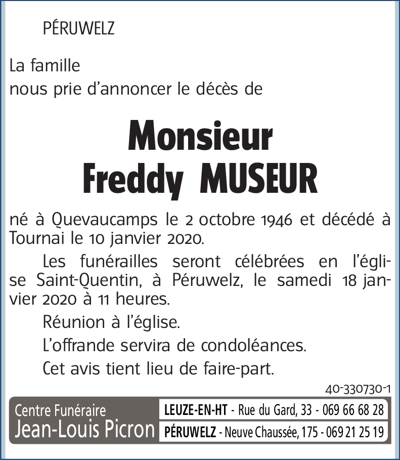 Freddy MUSEUR