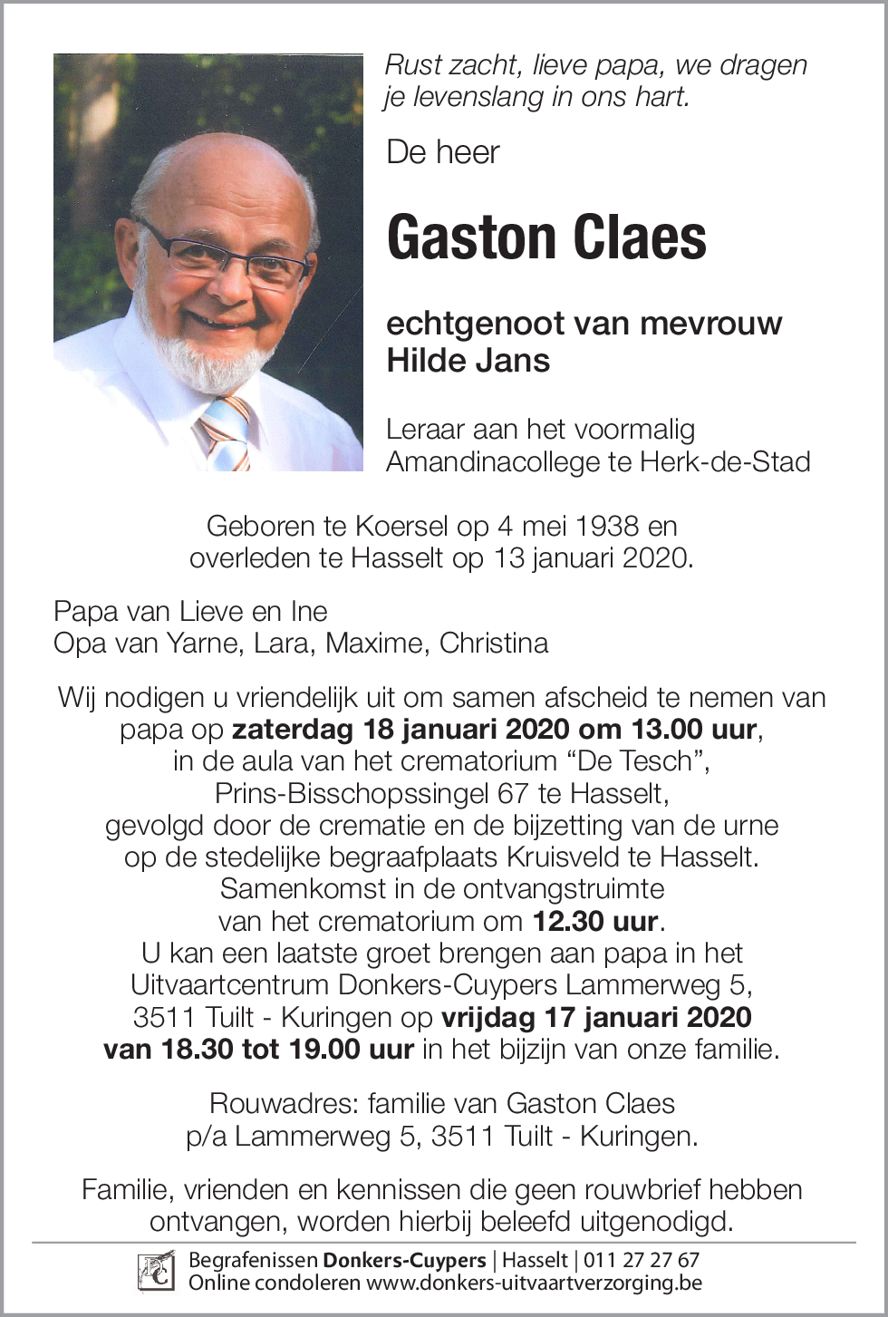 Gaston Claes