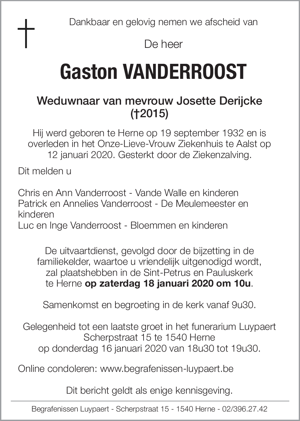 Gaston Vanderoost