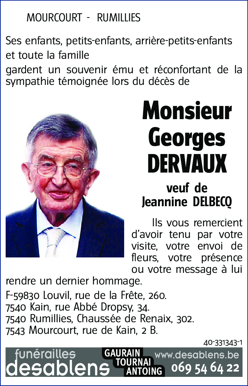 Georges DERVAUX