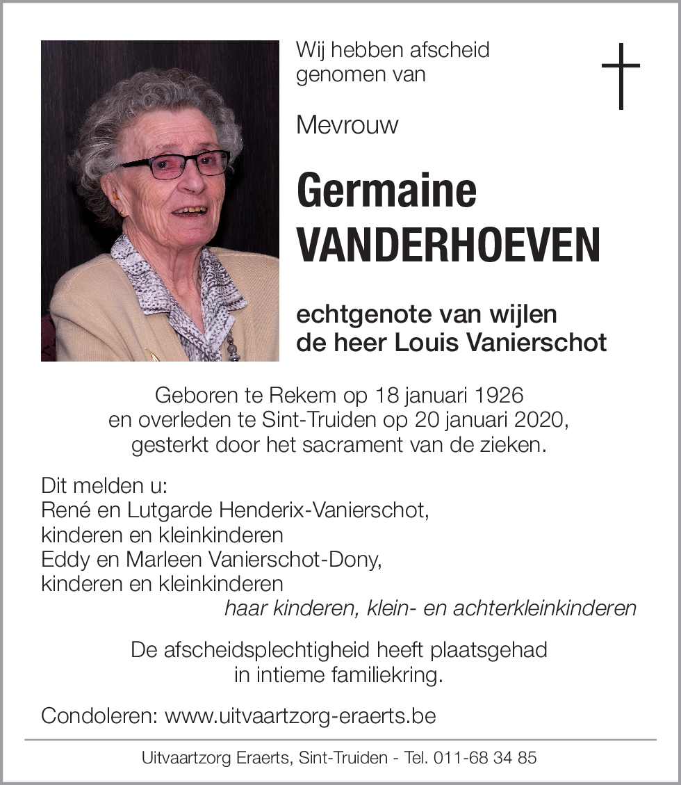 Germaine Vanderhoeven