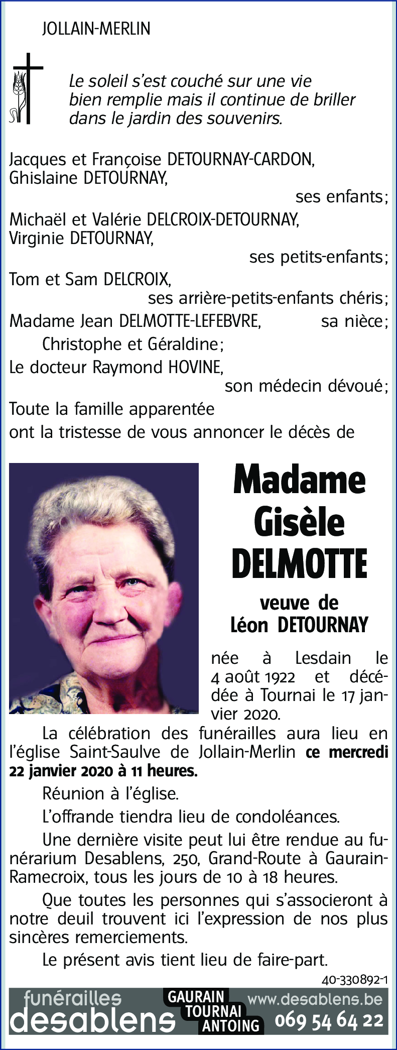 Gisèle DELMOTTE