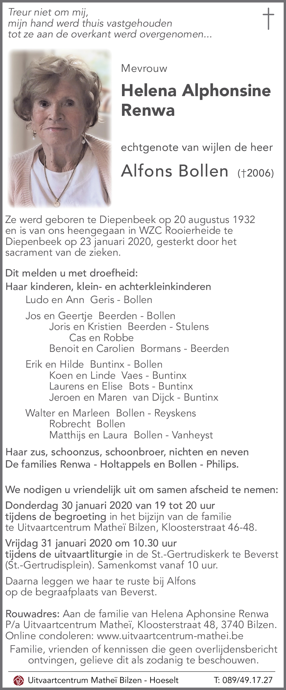 Helena Alphonsine RENWA