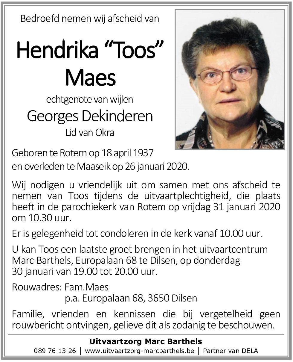 Hendrika Maes