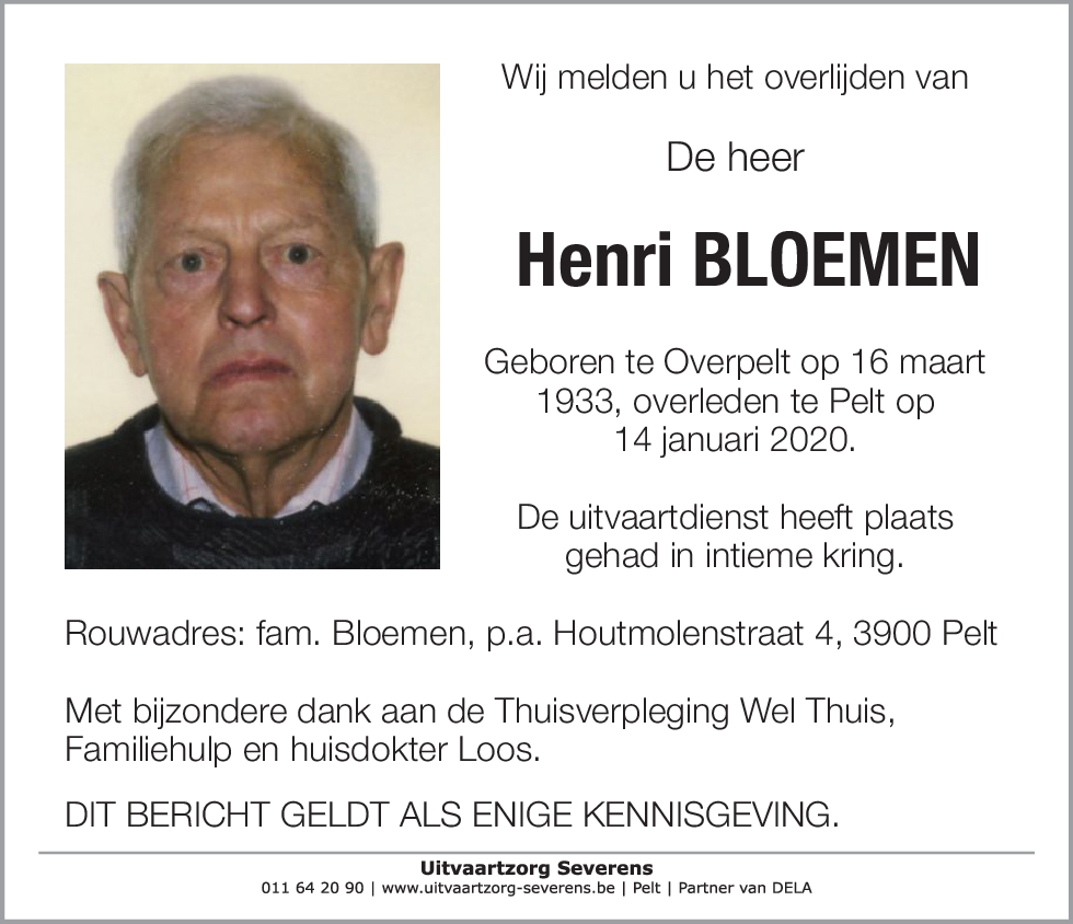 Henri Bloemen